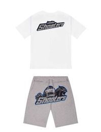 22ss Limited Edition TrapStar t Shirt Short Sleeve Shorts Shooter Suit London Street Fashion Cotton Comfort Couple Breathable design 67ess