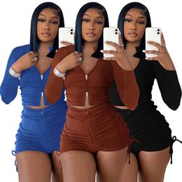 Womens Two Piece Pants two piece set women outfits shorts sets 2 outfit crop top wholesale items for business vacation woman 230518