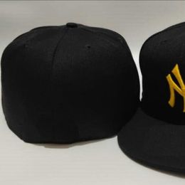 New York Baseball Team Full Closed Caps Summer SOX LA NY letter gorras bones Men Women Casual Outdoor Sport Flat Fitted Hats Chapeau Cap casquett A2