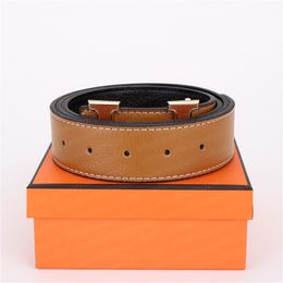 High quality luxury leisure Womens Designers Belts Gold buckle fashion belt for women cinturones de cord width 3.8cm with box