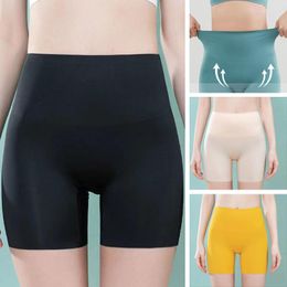Women's Shapers Slimming Women's Seamless Shorts Safety Pants High Waist Large Size Ice Silk Boxer Panties Anti Friction Skirt