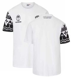2023 New Fashion T-shirt Rugby Clothingmen's T-shirts Fiji Home Jersey Shirt Training Size S--m-5xl