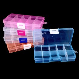 Jewellery Stand 128x65x22cm DIY Organiser Storage Beads Box 10 Slot Plastic Adjustable Tool Bins Boxes 230517