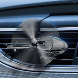 Car Air Freshener Mini Rotating Helicopter Aroma Diffuser Purifie Odours Relieve Stress For Office