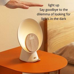 Table Lamps Moon Light Wireless Charging BT Speaker Intelligent Creative Alarm Clock Home Sensor Night Lightas A Mother's Day Gift