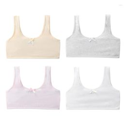 Camisoles & Tanks Elastic Vest Developmental Period School Students Bras Girls No Rims Soft Tops