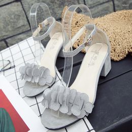 Sandals 34 35 36 37 38 39 40 Fashion Flowers 2023 Comfortable Shoes Women Summer Beach Party Dress For Wedges Woman Heels