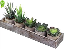 New Artificial succulent imitation cement appearance mini fake succulent potted plant home indoor balcony bedroom office decoration