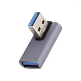 Computer Cables 10Gbps USB3.0 Male To Female Extension Power Data Video Adapter Low Profile 90 Degree Left Angled Type