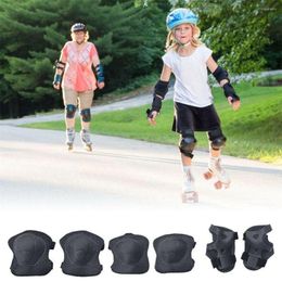 Knee Pads Fashion 6Pcs/set Kids Children Bike Skateboard Skating Cycling Protection Elbow Guard Scooter Protector