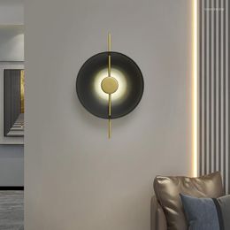 Wall Lamps Modern Led Antique Bathroom Lighting Mirror For Bedroom Lamp Switch Glass Sconces Candle