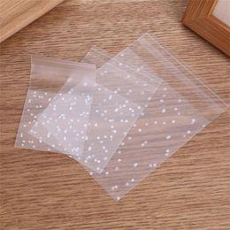 Jewellery Stand 100PCS Transparent Bags Sachets Pouch For DIY Imitation Small Businesses Candy Bar Packaging Storage Organiser Supplies 230517