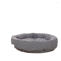 Cat Beds Deep Sleep Comfort In Winter Bed Round Shape Pet Supplies For Small Dogs Removable Long Plush Mat Kat Levert