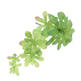 Decorative Flowers Shelf Succulents Plants Artificial Mini Fake Po Prop Outdoor