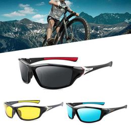 Outdoor Eyewear Brand New Outdoors Sports Cycling Bicycle Bike Riding Mens Driving Sun Glasses Eyewear Women Goggles Glasses UV400 Lens Goggles P230518