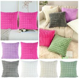 Pillow Double Sided H Diamond Cheque Cover For Living Room Sofa/ Bed And Nap