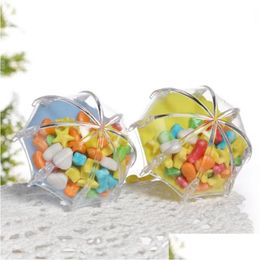 Gift Wrap Creative Plastic Transparent 12Pcs Candy Box Birthday Party Packaging Craft Decorationgift Drop Delivery Home Garden Festi Dhd02