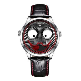 Relógio masculino negócios quartzo-bateria relógios de alta qualidade luxo à prova dwaterproof água couro 43mm relógio