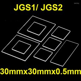 Quartz Square Glass Sheet JGS1/ JGS2 High Temperature Resistance Acid And Alkali Ultra-thin 30x30x0.5mm