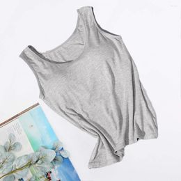 Camisoles & Tanks Trendy Women Camisole Wide Shoulder Straps Versatile Breathable Simple Casual Stretchy Fitness T-shirt