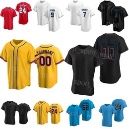 Team Baseball 9 Jean Segura Jersey 24 Avisail Garcia 4 Nick Fortes 10 Yuli Gurriel 58 Jacob Stallings 7 Jesus Sanchez 66 Tanner Scott Custom Name Number Men Youth M-L-Y