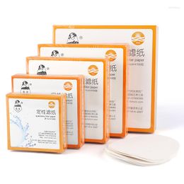 100Pcs (one Packs)The Oil Philtre Paper Lab Qualitative Grade Circles Fast/Midium/Slow Speed