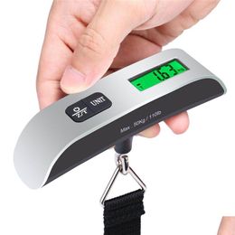 Weighing Scales Fashion Portable Lcd Display Electronic Hanging Digital Lage Weighting Scale 50Kgx10G 50Kg /110Lb Weight Kd1 Drop De Dhbgf