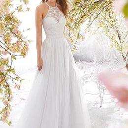 Casual Dresses LUOYIYANG Sleeveless Halter Wedding Slim Long Women's Dress Elegant Bridesmaid Costume White Maxi For Women