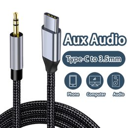 Type C To 3.5mm Male Aux Audio Cable Headset Speaker Headphone Jack Adapter Car Aux for Samsung Xiaomi Redmi Huawei Honour