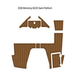 2018 Monterey M225 Swim Platfrom Step Pad Boat EVA Foam Faux Teak Deck Floor Mat