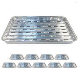 Dinnerware Sets 10Pcs Foil Tins Perfect Pan Disposable Pans Tin For Barbecue Storage Home Baking