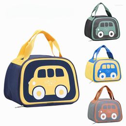 Dinnerware Sets Cartoon Lunch Bag For Kids Women Insulated Thermal Cooler Portable Box Tote Waterproof Storage Bags Work