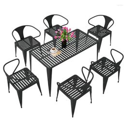 Camp Furniture Outdoor Table And Chair Combination Leisure Simple Courtyard Balcony Terrace Garden Patio