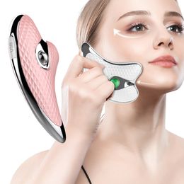 Face Care Devices Electric Guasha Scraping Massager EMS Microcurrent Face Lift Body Massage Skin Tightening Lifting Face Slim Beauty Tools 230517