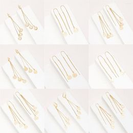 Hoop Earrings 2023 Women's Chain Personalised Gold-plated Temperament Exquisite Party Accessories Holiday Gifts