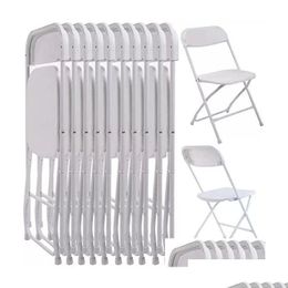 Other Festive Party Supplies Plastic Folding Chairs Wedding Event Chair Commercial White For Home Garden Use Drop Delivery Dhcyn