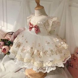 Girl Dresses 2023 Spanish Girls Royal Dress Baby Birthday Party Kids Toddler Lolita Princess Ball Gown Infant Boutique Clothing