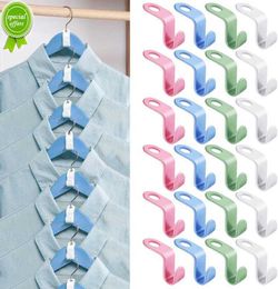 New Mini multifunctional hanger connector hook stacking hanger wardrobe extension storage space saving hook hanger