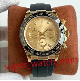 18 style Watches luxury watchs men automatic gold watch size 40MM Ceramic ring Stainless steel case rubber strap sapphire glass Orologio.