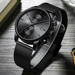 Wristwatches CAREKISO Waterproof Men's Watch Male Student Ultra-Thin Calendar