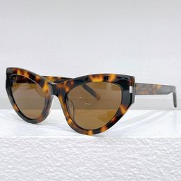 Sunglasses SL215 Acetate For Men Original Brand Classical Design Tortoiseshell Solar Lenses Fashion Glasses WomenI3CT