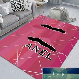 Light Luxury Brand Logo Carpet Living Room Coffee Table Bedroom Bedside Full of Internet Celebrity Girl Heart Washable Floor Mat