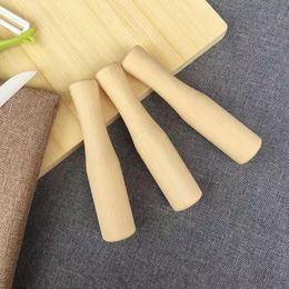 100pcs 14cm Wooden Bartender Lemon Ramming Muddler Bar Club Ice Hammer Wood Garlic Grinding Rod