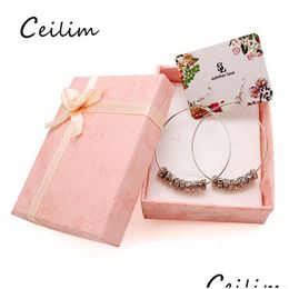 Hoop Huggie New Fashion Ear Jewellery Minimalist Big Crystal Charms Earrings For Women High Quality Alloy Sier Stud With Pin Dhgarden Dhb0G