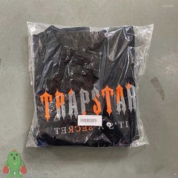 Men's t Shirts Men Women Trapstar T-shirts Summer Outfit Orange Grey Towel Embroidery Short Sleeve Couple Top Tee Set Breathable Design 99ess 0SN5