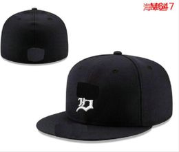 Chicago Baseball Team Full Closed Caps Summer SOX LA NY D letter gorras bones Men Women Casual Outdoor Sport Flat Fitted Hats Chapeau Cap casquett A12