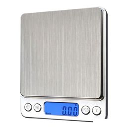 Weighing Scales Portable Digital Kitchen Bench Household Nce Weight Jewellery Gold Electronic Pocket Add 2 Trays Drop Delivery Office Dhg9Y