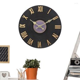 Wall Clocks Large Outdoor Clock Retro Indoor Accurate For Home Bathroom Kitchen Bedroom School Living Room Easy To