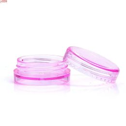 100pcs 2g Multi-color Empty Plastic Cosmetic Makeup Jar Pots Transparent Sample Bottles Eyeshadow Cream Lip Balm Storage Boxhigh Top Quality