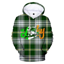 Men's Hoodies & Sweatshirts 2023 Harajuku And Women's St. Patrick's Day 3D Pattern Boys Girls Kids Fashion Streetwear Casual Tops